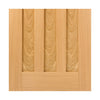 LPD Joinery Idaho Oak 3 Panel Fire Door Pair - 30 Minute Fire Rated