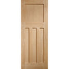 Simpli Double Door Set - DX 1930'S Oak Panelled Door - Prefinished
