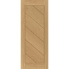 Two Sliding Maximal Wardrobe Doors & Frame Kit - Torino Oak Door - Prefinished