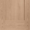 Bespoke Thrufold Pattern 10 Oak 1 Panel Folding 3+3 Door