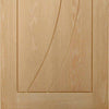 Fire Rated Salerno Flush Oak Door - 1/2 Hour Fire Rated