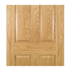 Oxford American White Oak Veneer Panel Door Pair - Prefinished