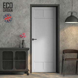 Image: Sydney 5 Panel Solid Wood Internal Door UK Made DD6417 - Eco-Urban® Cloud White Premium Primed
