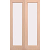 EXTERIOR Hemlock Full Pane Door Pair - Fit Your Own Glass