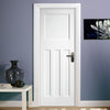 DX60 interior period style door in white