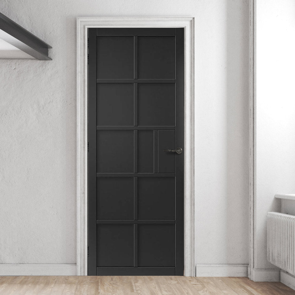JB Kind Industrial Plaza Black Internal Door - Prefinished