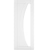 Ravello White Primed Internal Door Pair - Clear Glass