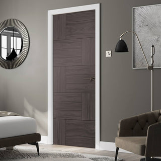 Image: Mode Ravenna Internal Door - Umber Grey Laminate - Prefinished