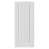White PVC door on white background