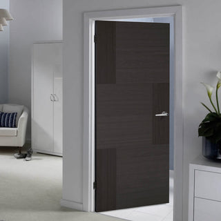 Image: Black colour interior door from LPD Joinery
