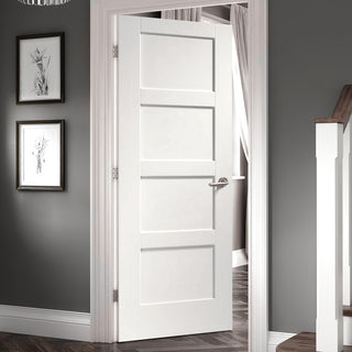 Image: Shaker style white interior door
