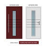 External ThruSafe Aluminium Front Door - 1170 CNC Grooves - 7 Colour Options