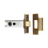 Standard Tubular Latch, 65mm - 75mm for Internal Doors - 2 Sizes and 2 Finishes