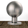 Steelworx SWKNR1058 Mortice Door Knob Handles on Round Rose - 2 Finishes