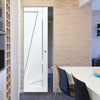 Calypso Aurora Shaker Absolute Evokit Pocket Door - White Primed