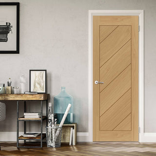 Image: Bespoke Torino Oak Internal Door - Prefinished