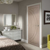 Designer varnished interior door in five colour options