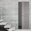 Light Grey Vancouver Absolute Evokit Single Pocket Doors - Prefinished