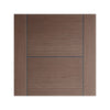 Vancouver Chocolate Grey Staffetta Quad Telescopic Pocket Doors - Prefinished
