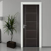 Laminate Vancouver Dark Grey Fire Door - 1/2 Hour Fire Rated - Prefinished