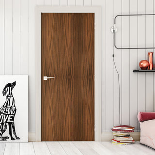 Image: Walnut veneered interior door
