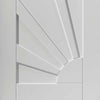 Calypso Aurora Shaker Absolute Evokit Double Pocket Door Detail - White Primed