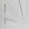 Two Sliding Wardrobe Doors & Frame Kit - Calypso Aurora White Primed Door