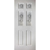 Washington Grained Internal PVC Door - 4 Bevels on Glass