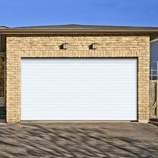 Image: Gliderol Electric Insulated Roller Garage Door from 2911 to 3359mm Wide - White