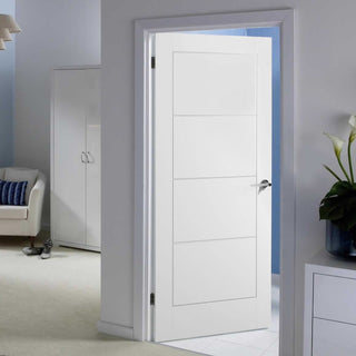 Image: Modern style white interior door