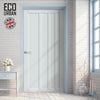 Malmo 4 Panel Solid Wood Internal Door UK Made DD6401 - Eco-Urban® Cloud White Premium Primed