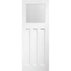 Bespoke DX 1930's White Primed Glazed Door Pair