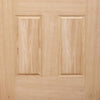 Majestic Oak Door - Zinc Clear Tri Glazing, From LPD Joinery