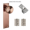 Zermatt Door Handle Pack - Satin Copper