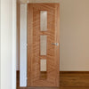 bespoke zeus walnut glazed door prefinished