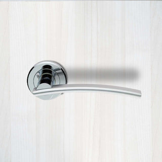 Image: Serozzetta Cumulus ZIN3129PC/SC Lever Latch Handles Dual Chrome Plated