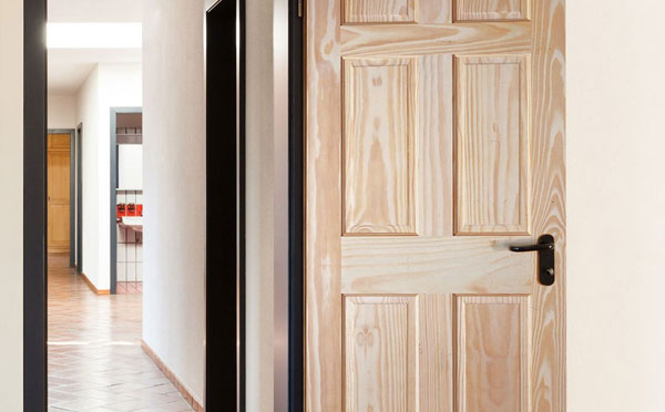 6 P Radiata Pine Door with Raised Panels