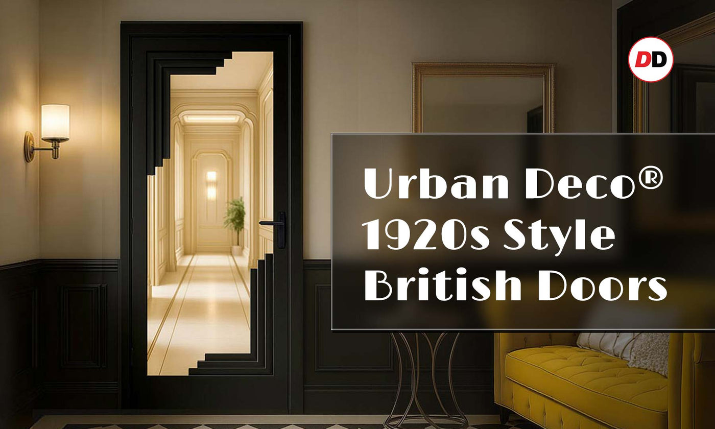 Urban Deco 1920s Bespoke Interior Doors - New Collection from DirectDoors.com