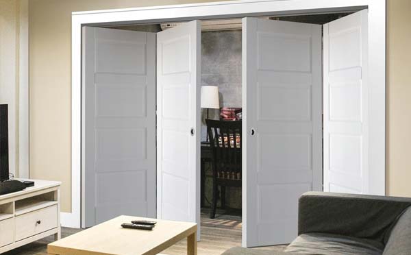 Freefold White Folding Doors and Frames
