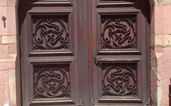 Old and worn doors