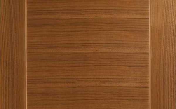 Tarifa Walnut Veneer Flush Panel Door with Clear Lacquer Pre-Finished