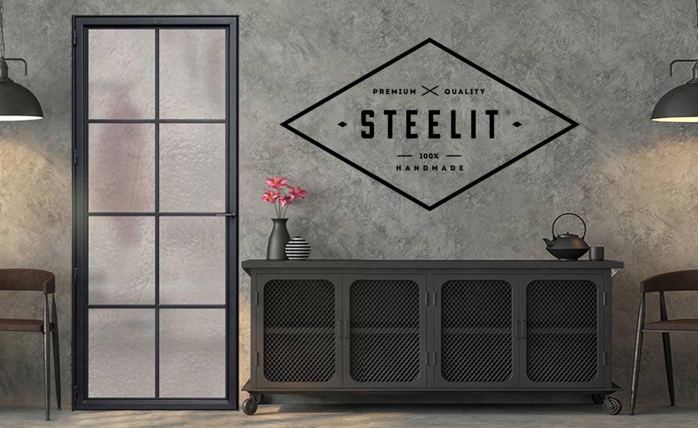New: STEELIT® Industrial Style Metal Door & Frame Sets