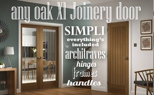 Simpli Oak Internal Door Set Kit