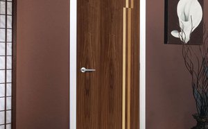 JB Kind Nirvana Walnut Veneer Flush Fire Door