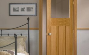 Interior 1930's style period doors