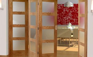 Freefold Oak Folding Doors, stunning and versatile