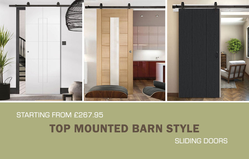 Top Mounted Barn Style Sliding Doors