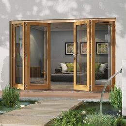 Oak Folding Patio Door 