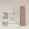 Cornwall 1 Pane 2 Panel Solid Wood Internal Door UK Made DD6404G Clear Glass - Eco-Urban - Colour Options
