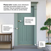DX 30's Style Exterior Hardwood Front Door - Colour Options